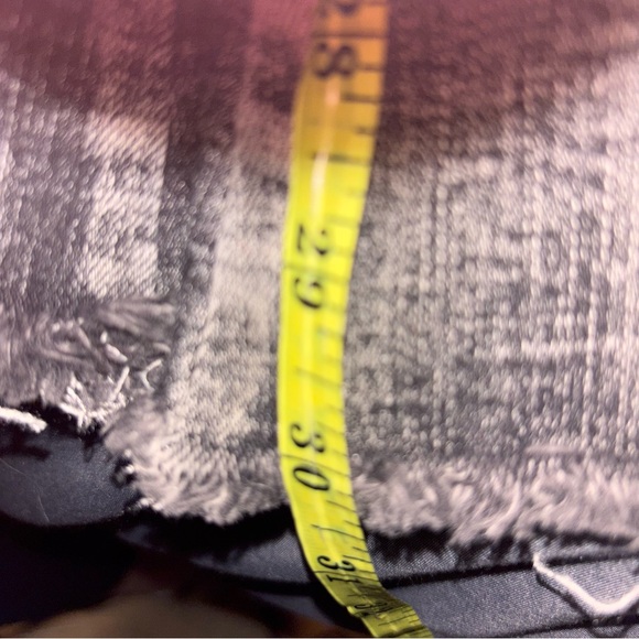 POL Boho Ruffle Peasant Top + Distressed Flare Jeans Outfit Small - Picture 9 of 13